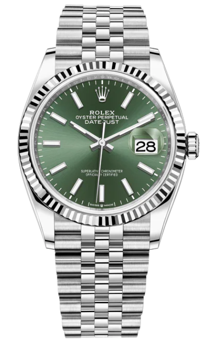 Rolex - Unworn Datejust 36mm Green Dial Jubilee Bracelet 126234