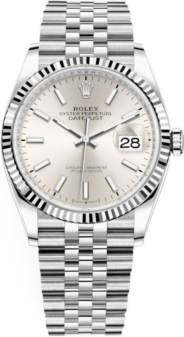 Rolex - Unworn Datejust 36mm Silver Dial Jubilee Bracelet 126234