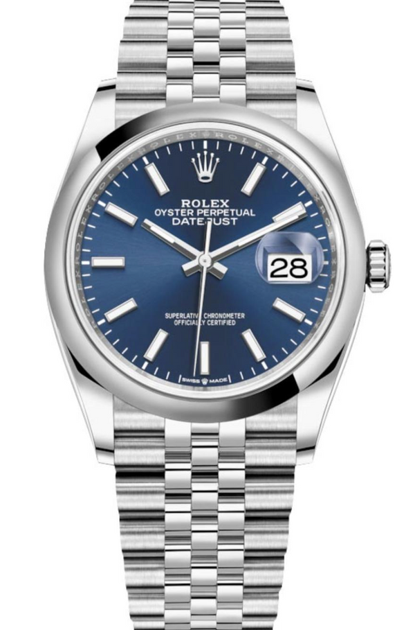 Rolex - Unworn Datejust 36mm Blue Dial Jubilee Bracelet 126200