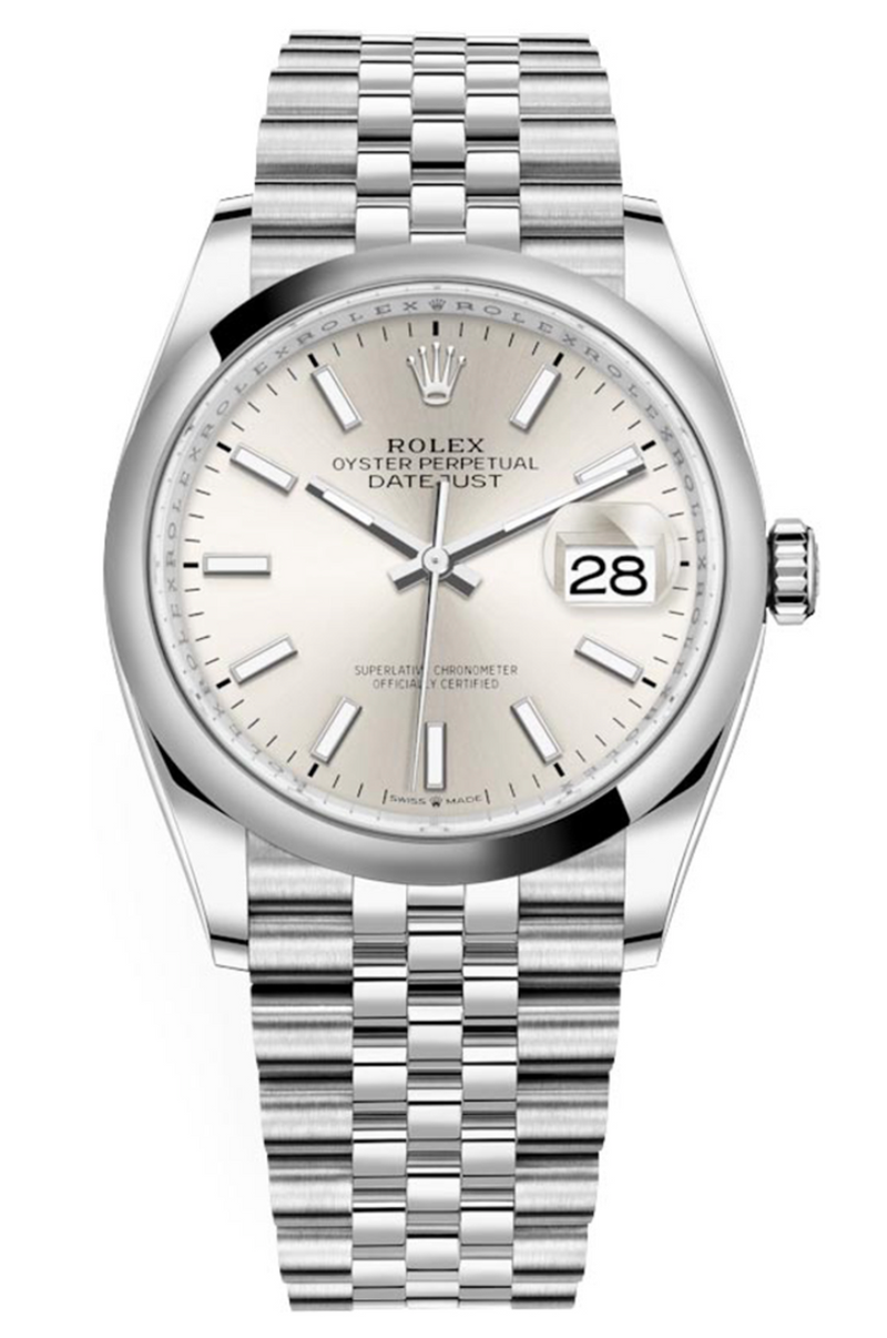 Rolex - Unworn Datejust 36mm Silver Dial Jubilee Bracelet 126200
