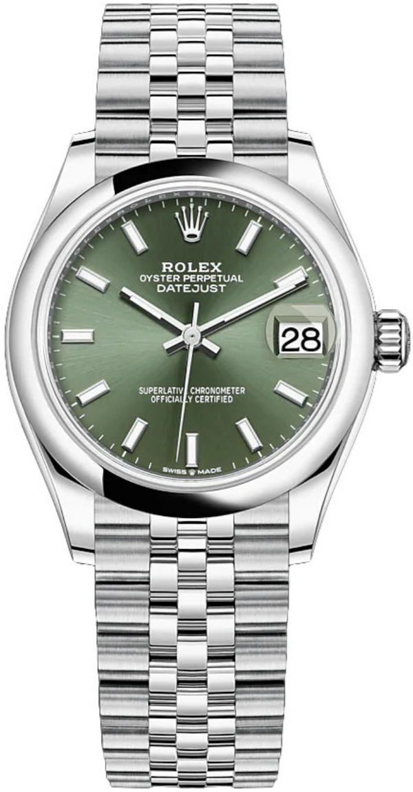 rolex datejust 31 green dial