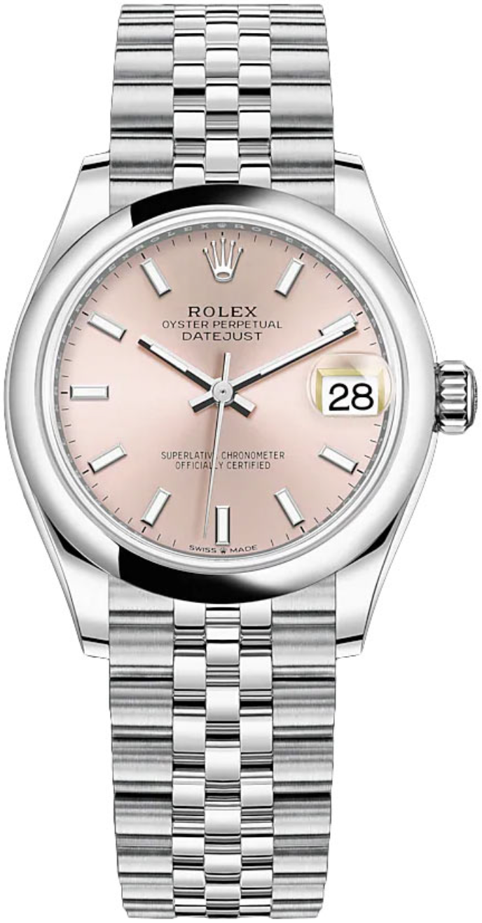 Rolex - Unworn Datejust 31mm Pink Dial Jubilee Bracelet 278240