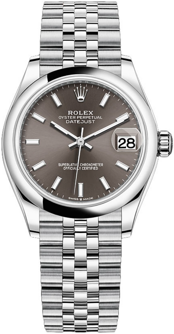 Rolex - Unworn Datejust 31mm Dark Grey Dial Jubilee Bracelet 278240